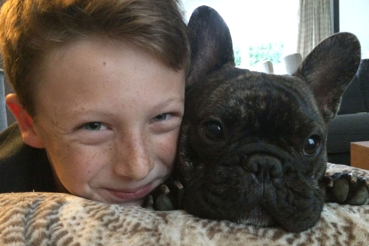 Romain avec Nelson
